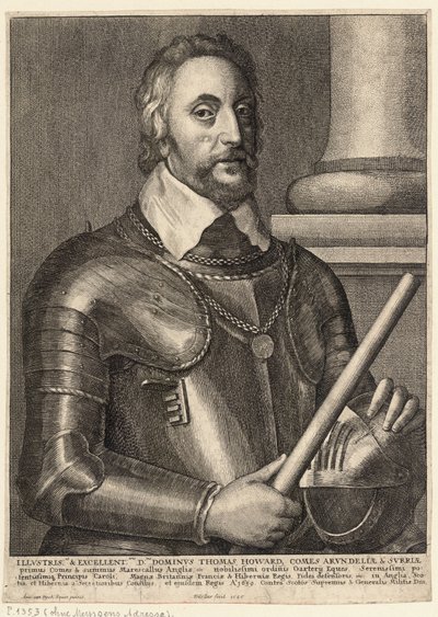 Thomas, Earl of Arundel (State 2) by Wenceslaus Hollar